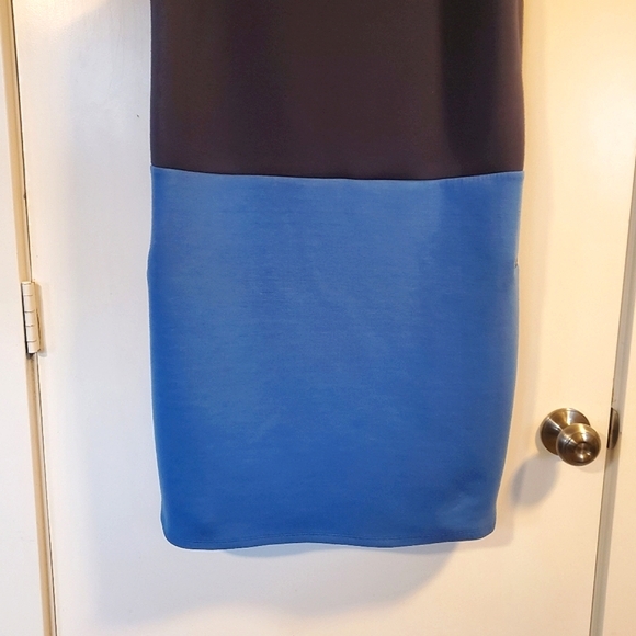 Merona Two-Tone Colorblock Midi Dress - Picture 5 of 10